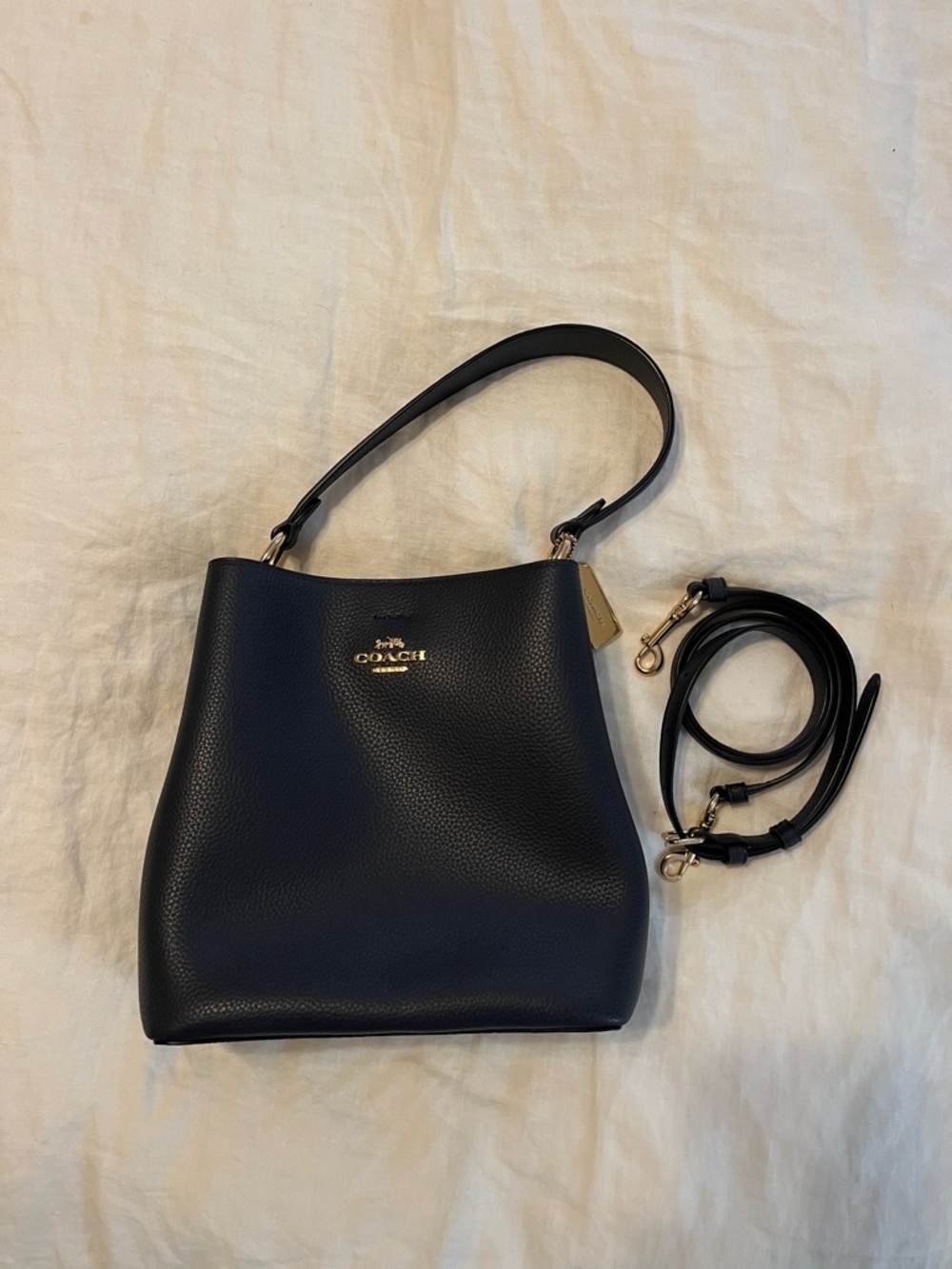 Coach Leather Small Town Bucket Bag